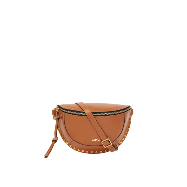 Isabel Marant Skano Belt Bag in Leather, Cognac | Women | Luxury Shoes 