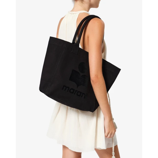 Isabel Marant Small Yenky Bag in Black | Totes & Top-Handle Bags | Luxury Shoes 