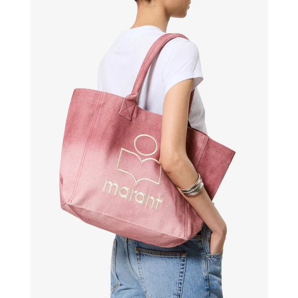 Isabel Marant Small Yenky Bag in Raspberry | Totes & Top-Handle Bags | Luxury Shoes 