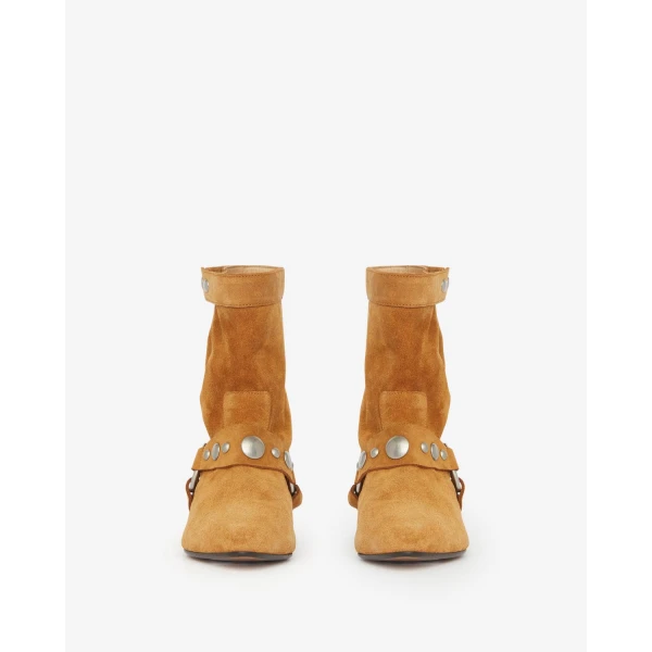 Isabel Marant Stania Boots in Cognac | Boots | Luxury Shoes 