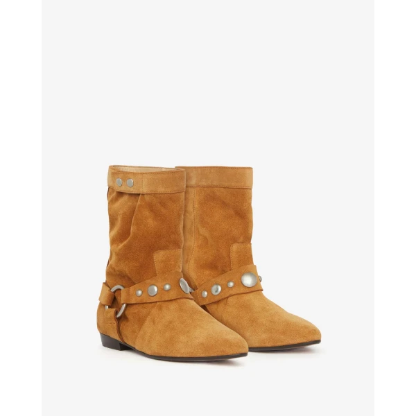 Isabel Marant Stania Boots in Cognac | Boots | Luxury Shoes 