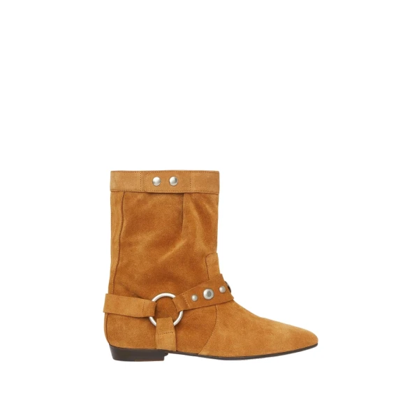 Isabel Marant Stania Boots in Cognac | Women | Luxury Shoes 