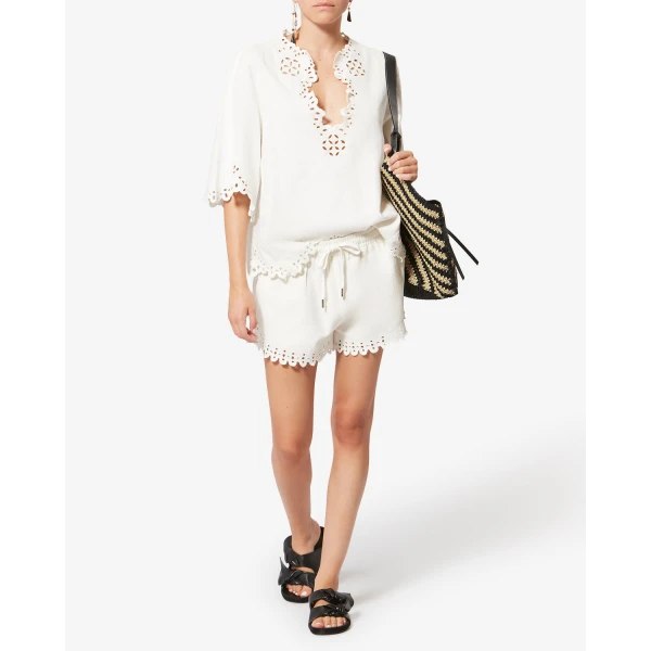 Isabel Marant Tampa Bag in Black and Natural | Shoulder & Crossbody Bags | Luxury Shoes 