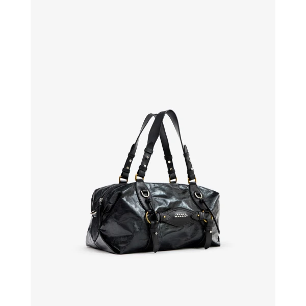 Isabel Marant Tilpa Bag in Leather, Black | Shoulder & Crossbody Bags | Luxury Shoes 