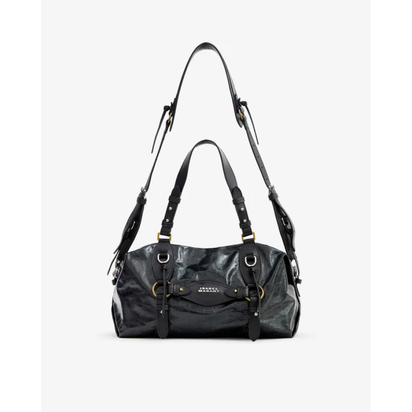 Isabel Marant Tilpa Bag in Leather, Black | Shoulder & Crossbody Bags | Luxury Shoes 
