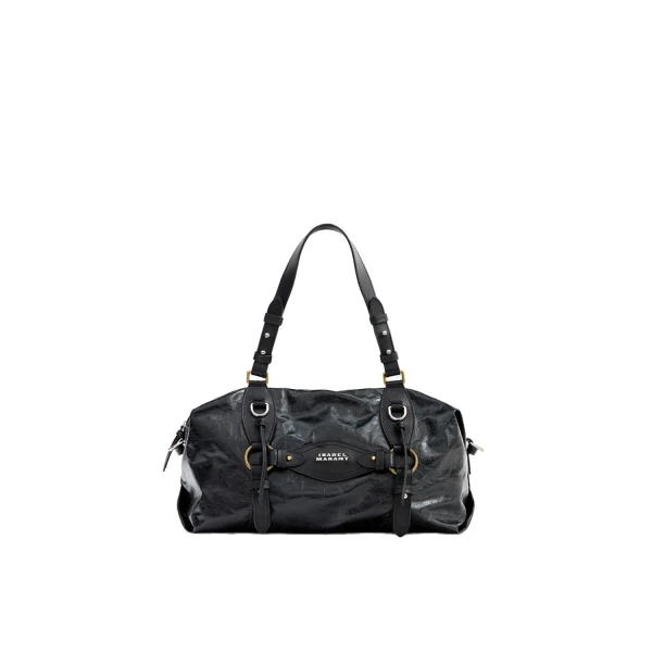 Isabel Marant Tilpa Bag in Leather, Black | Women | Luxury Shoes 