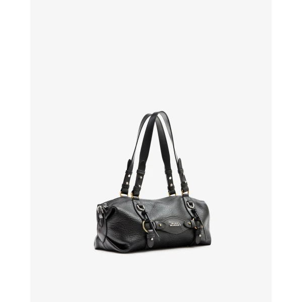 Isabel Marant Tilpa Mini Bag in Grained Leather, Black | Mini Bags | Luxury Shoes 