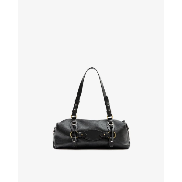 Isabel Marant Tilpa Mini Bag in Grained Leather, Black | Mini Bags | Luxury Shoes 
