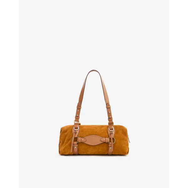 Isabel Marant Tilpa Mini Suede Bag in Cognac | Mini Bags | Luxury Shoes 
