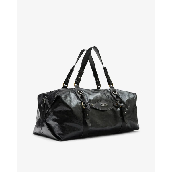 Isabel Marant Tilpa Weekender Bag in Leather, Black | Shoulder & Crossbody Bags | Luxury Shoes 