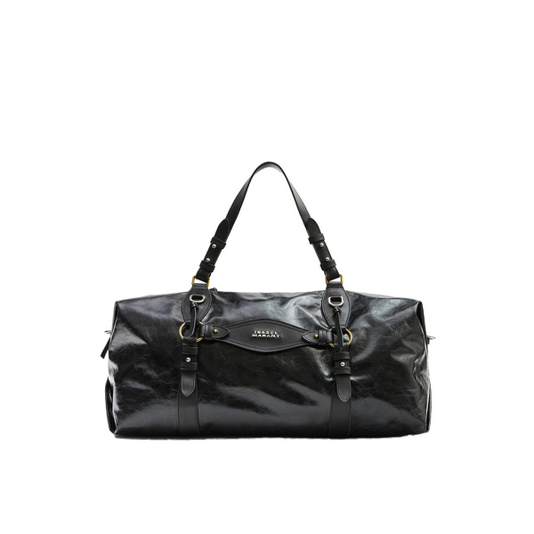 Isabel Marant Tilpa Weekender Bag in Leather, Black | Women | Luxury Shoes 