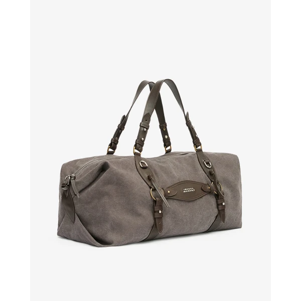 Isabel Marant Tilpa Weekender Bag in Smoky Black | Shoulder & Crossbody Bags | Luxury Shoes 