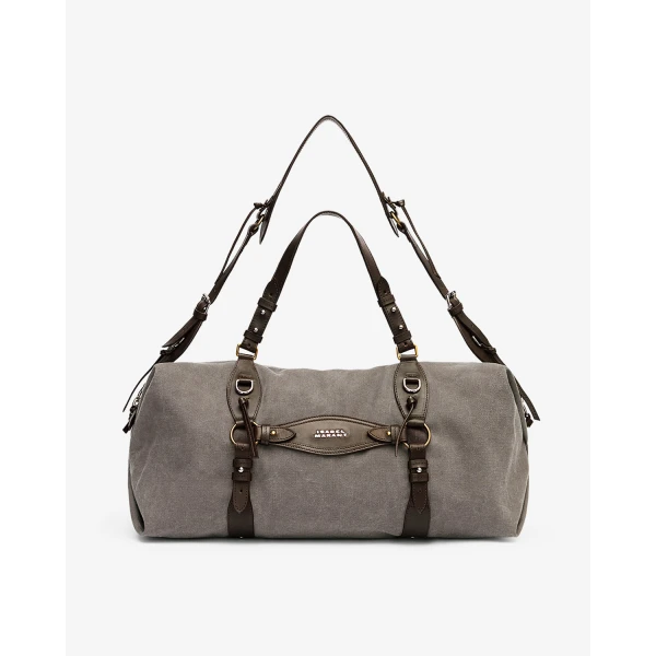 Isabel Marant Tilpa Weekender Bag in Smoky Black | Shoulder & Crossbody Bags | Luxury Shoes 
