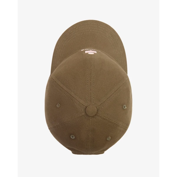 Isabel Marant Tomas Cap in Khaki and Light Pink | Hats | Luxury Shoes 