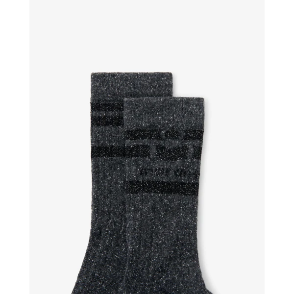 Isabel Marant Valiby Socks in Anthracite | Accessories | Luxury Shoes 