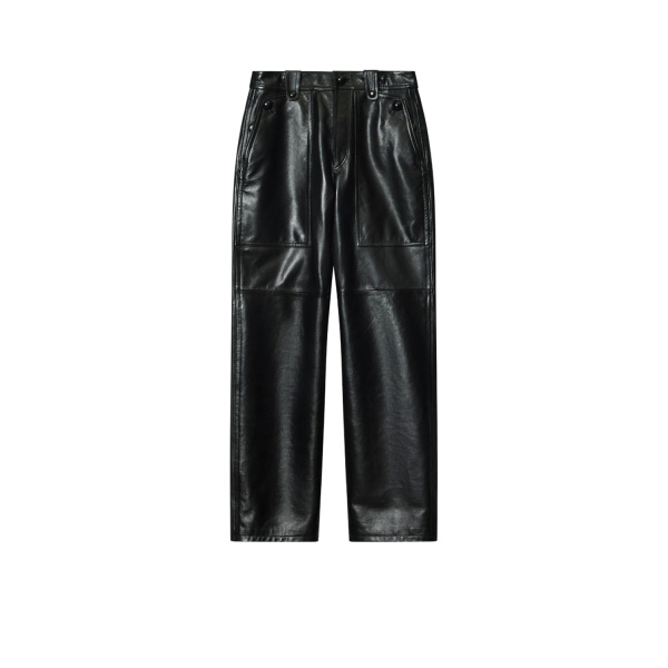 Isabel Marant Valka Leather Pants in Black | Women | Luxury Shoes 
