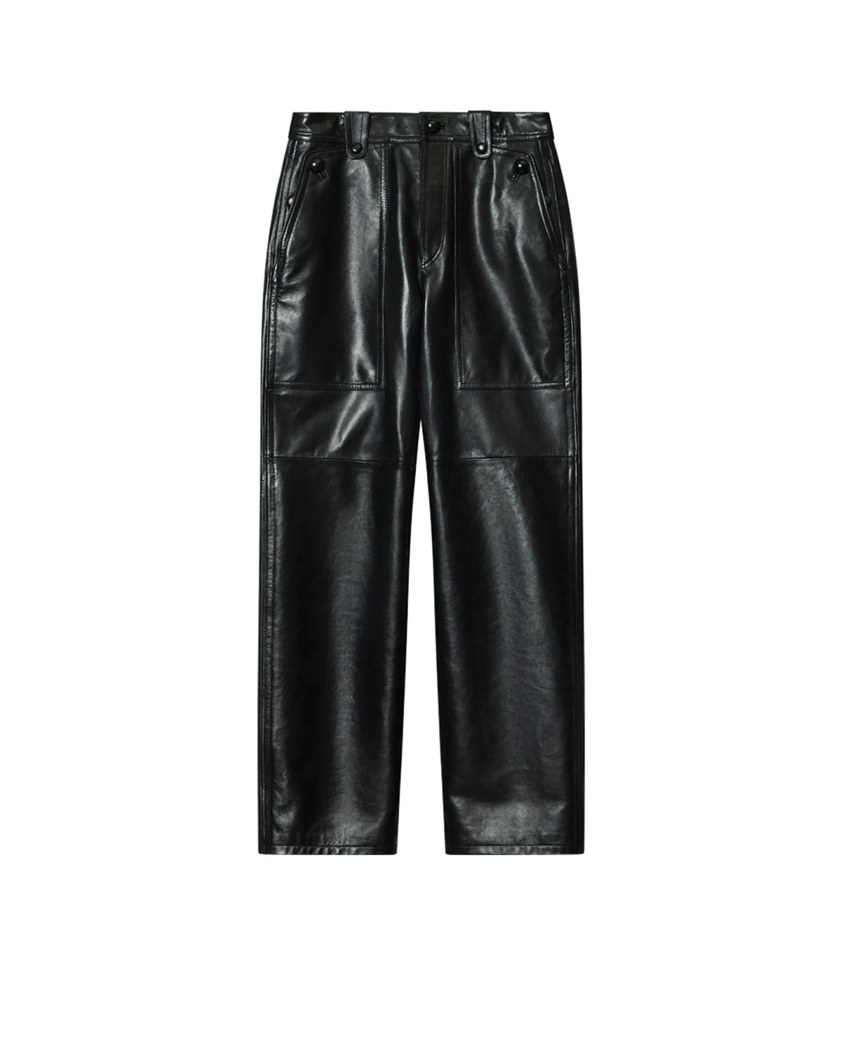 Isabel Marant Valka Leather Pants in Black Isabel Marant Valka Leather Pants in Black | Women | Luxury Shoes