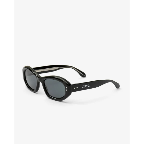 Isabel Marant Vancy Sunglasses in Black Palladium and Gray | Sunglasses | Luxury Shoes 