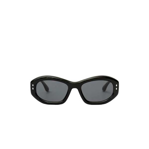 Vancy Sunglasses in Black Palladium and Gray