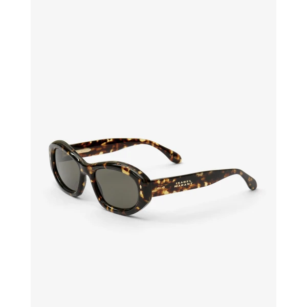 Isabel Marant Vancy Sunglasses in Havana and Grey | Sunglasses | Luxury Shoes 