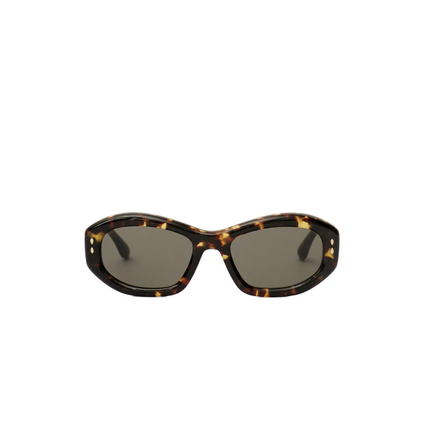 Isabel Marant Vancy Sunglasses in Havana and Grey | Women | Luxury Shoes 