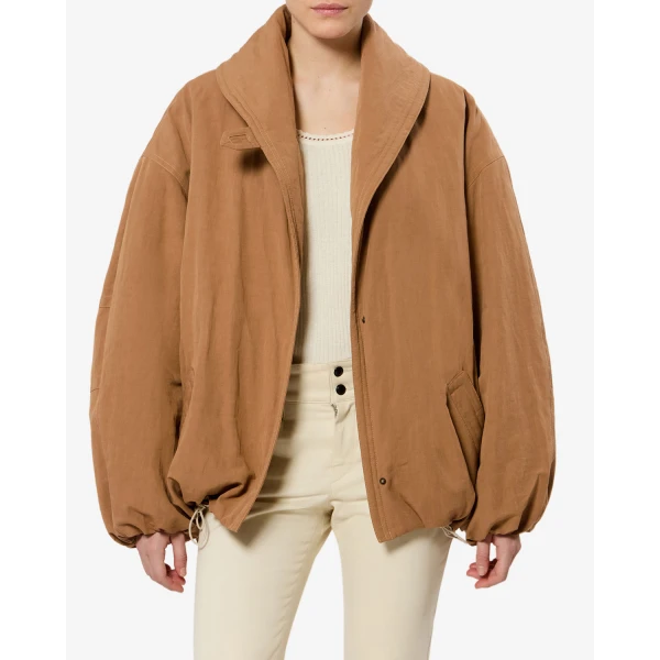 Isabel Marant Volinda Coat in Camel | Coats | Luxury Shoes 