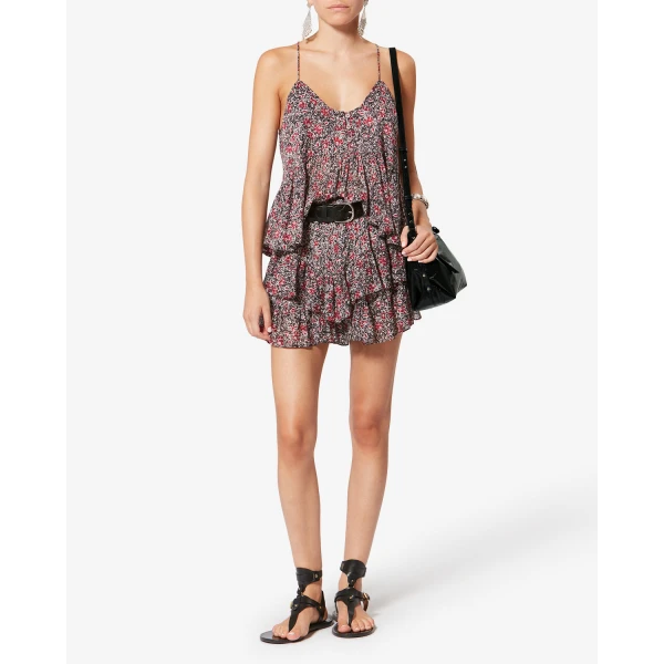 Isabel Marant Winna Day Leather Bag in Black | Shoulder & Crossbody Bags | Luxury Shoes 