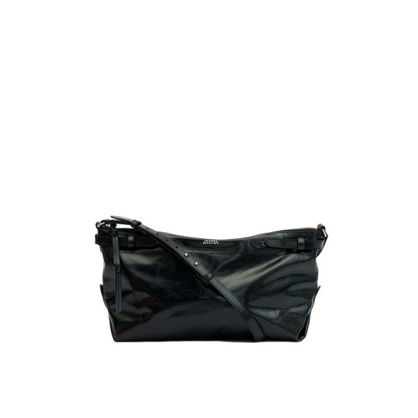 Isabel Marant Winna Day Leather Bag in Black | Women | Luxury Shoes 