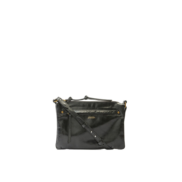 Isabel Marant Winna Duo Leather Bag in Black | Women | Luxury Shoes 