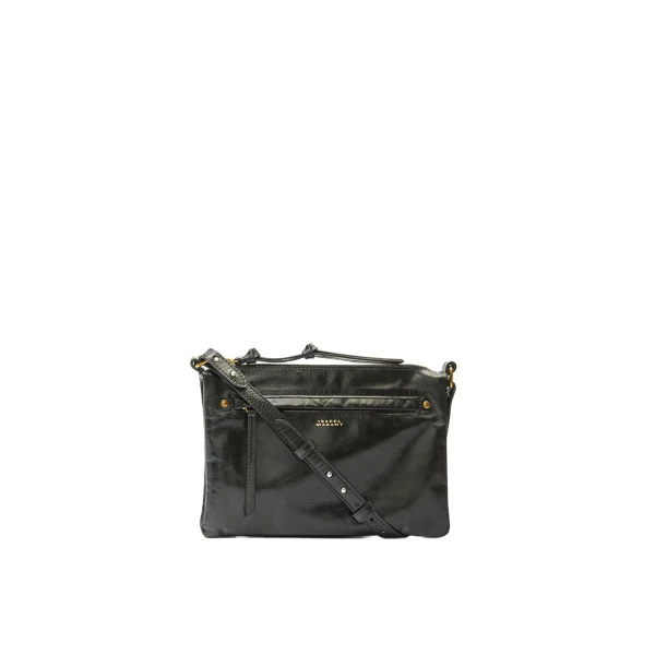Isabel Marant Winna Duo Leather Bag in Black | Women | Luxury Shoes 