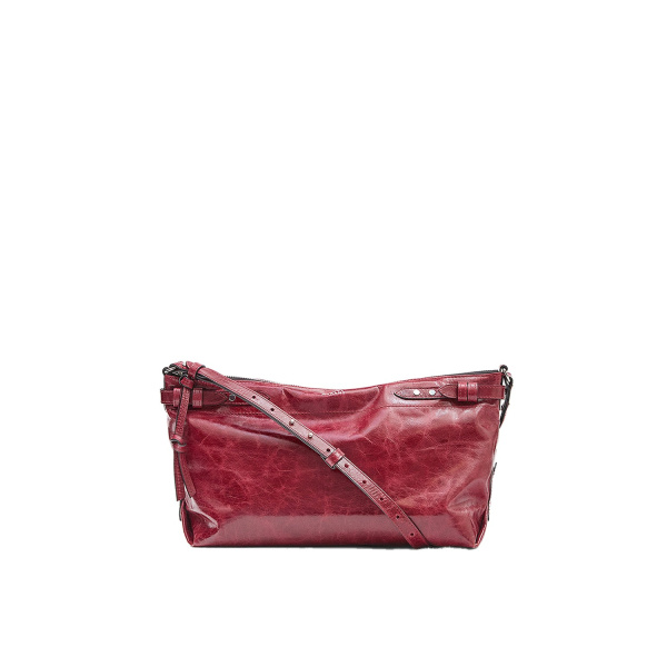 Isabel Marant Winna Grained Leather Bag in Burgundy | Women | Luxury Shoes 