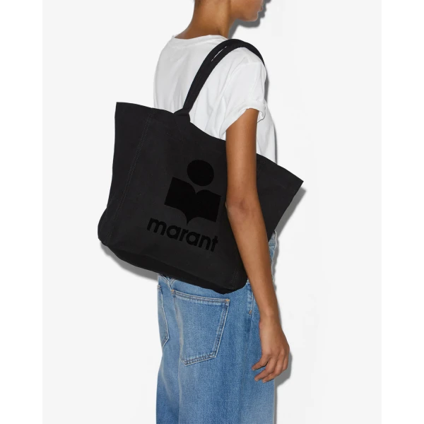 Isabel Marant Yenky Tote Bag in Black | Totes & Top-Handle Bags | Luxury Shoes 