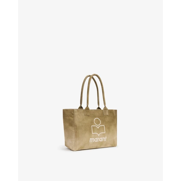 Isabel Marant Yenky Zipped Bag in Khaki | Totes & Top-Handle Bags | Luxury Shoes 