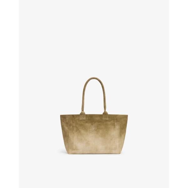 Isabel Marant Yenky Zipped Bag in Khaki | Totes & Top-Handle Bags | Luxury Shoes 
