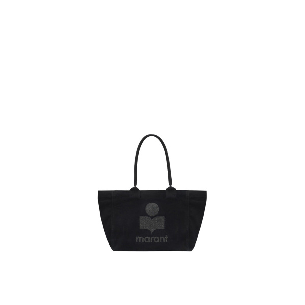Isabel Marant Yenky Zipped Glitter Bag in Black | Women | Luxury Shoes 