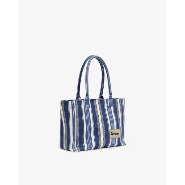 Isabel Marant Yenky Zipped Tote Bag in Blue | Totes & Top-Handle Bags | Luxury Shoes 
