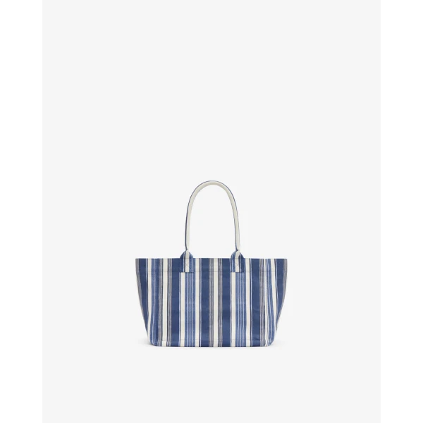 Isabel Marant Yenky Zipped Tote Bag in Blue | Totes & Top-Handle Bags | Luxury Shoes 
