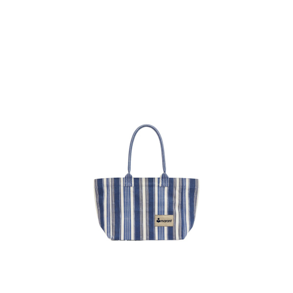 Isabel Marant Yenky Zipped Tote Bag in Blue | Women | Luxury Shoes 