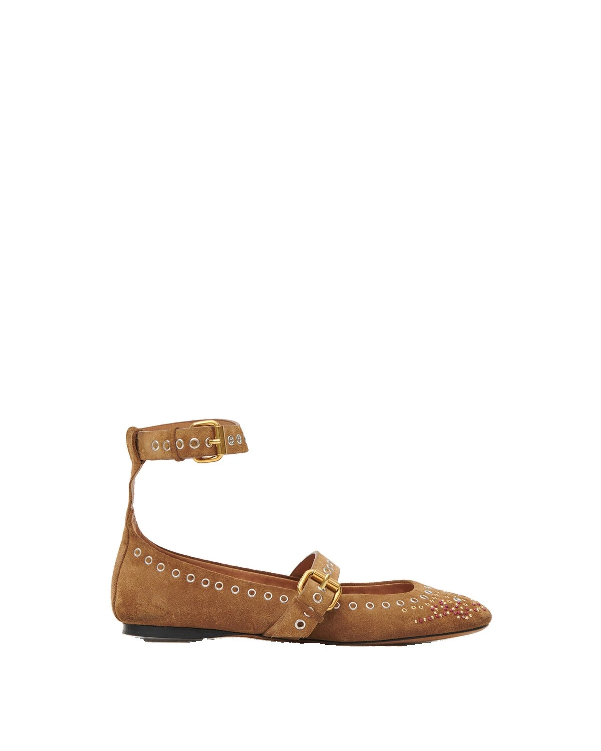Isabel Marant Ylza Ballet Flats in Cognac Isabel Marant Ylza Ballet Flats in Cognac | Women | Luxury Shoes