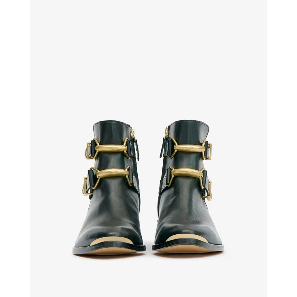 Isabel Marant Zalya Boots in Black | Boots | Luxury Shoes 