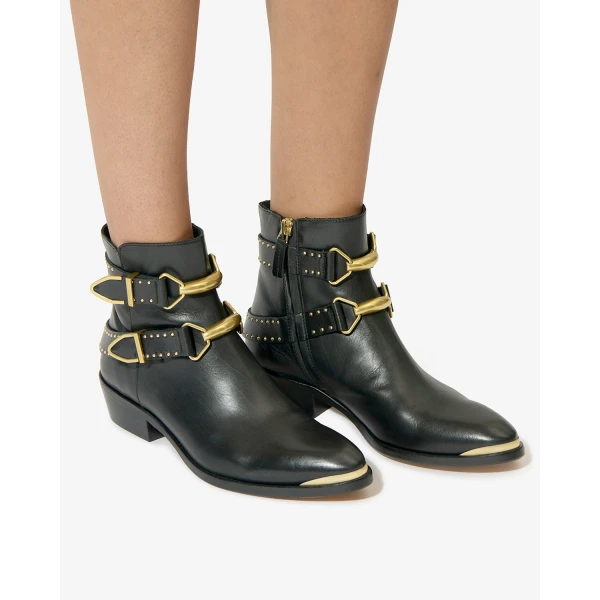 Isabel Marant Zalya Boots in Black | Boots | Luxury Shoes 