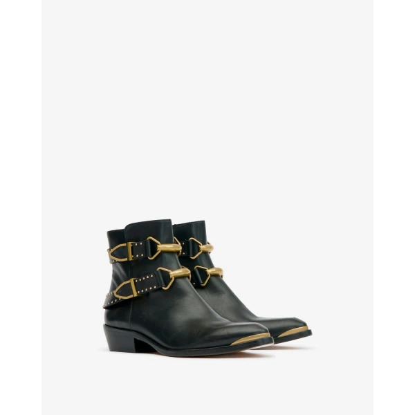 Isabel Marant Zalya Boots in Black | Boots | Luxury Shoes 