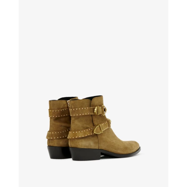 Isabel Marant Zalya Boots in Taupe | Boots | Luxury Shoes 