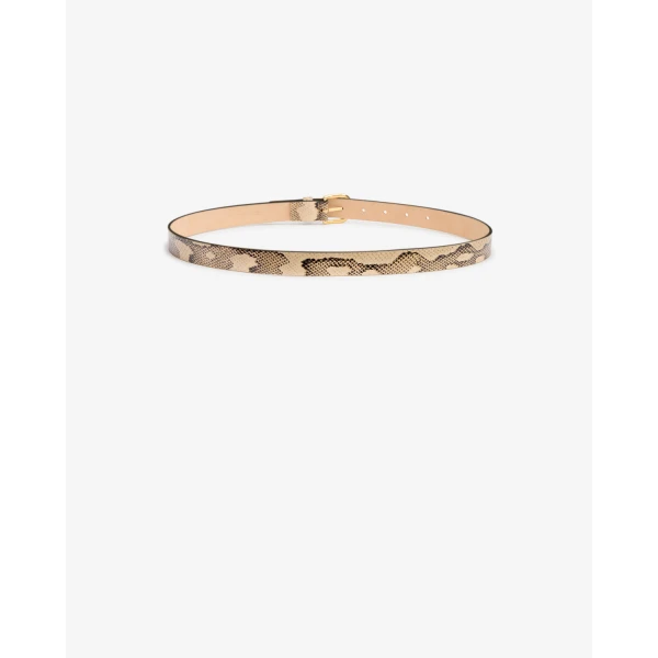 Isabel Marant Zap Leather Belt in Sahara | Belts | Luxury Shoes 