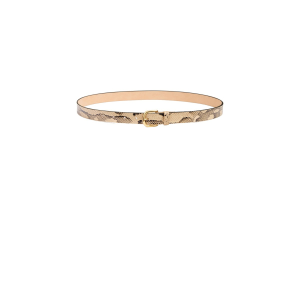 Isabel Marant Zap Leather Belt in Sahara | Women | Luxury Shoes 