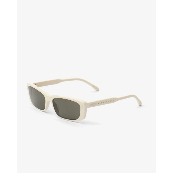 Isabel Marant Zaria Sunglasses in Beige and Grey | Sunglasses | Luxury Shoes 