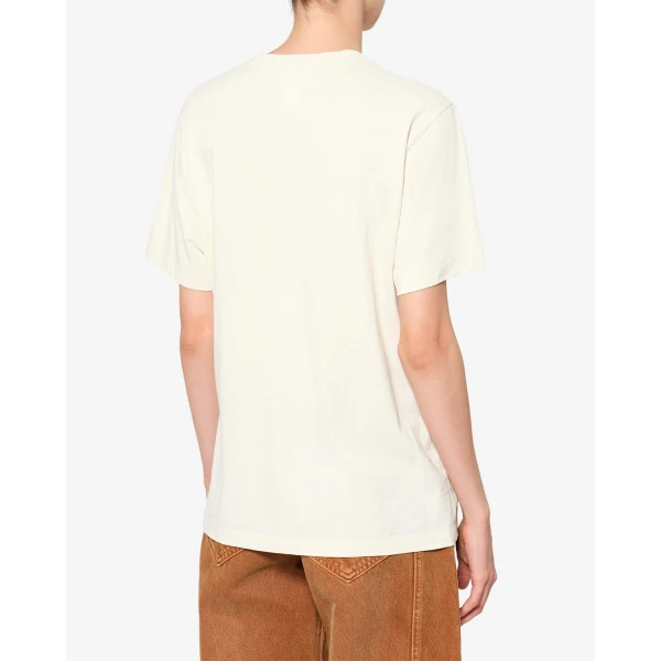 Isabel Marant Zewel Festive Mountain T-Shirt in Ecru | T-shirts | Luxury Shoes 