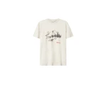 Isabel Marant Zewel Festive Mountain T-Shirt in Ecru | Women | Luxury Shoes 