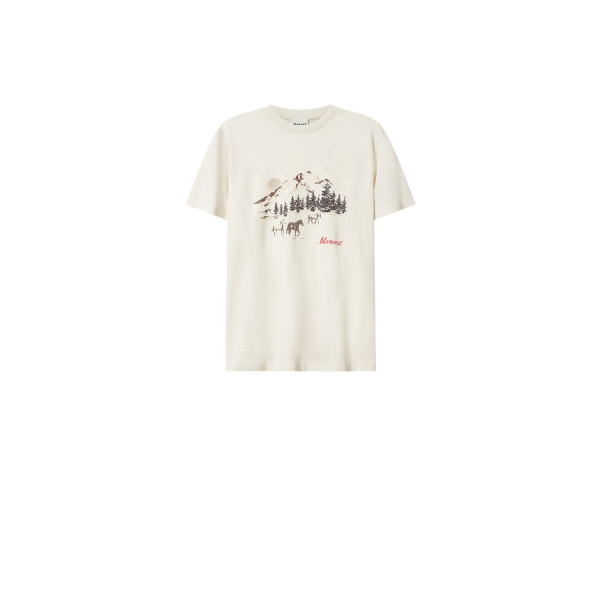 Isabel Marant Zewel Festive Mountain T-Shirt in Ecru | Women | Luxury Shoes 