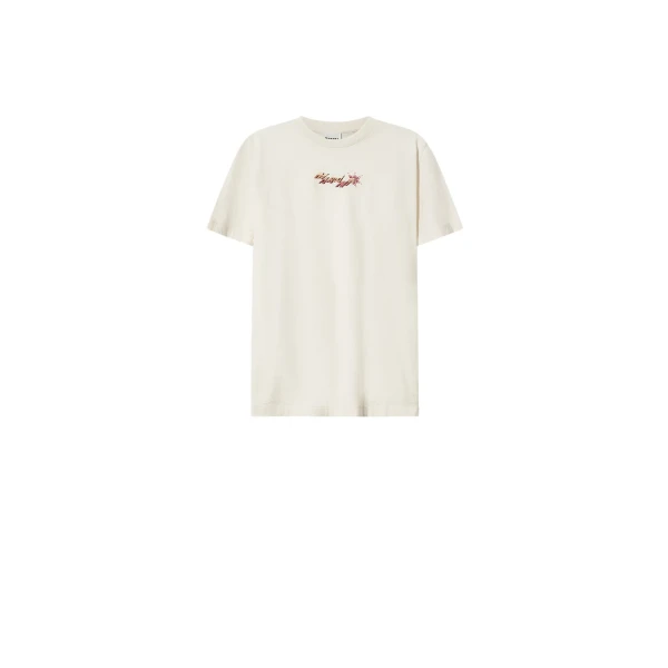 Isabel Marant Zewel Marant Firework T-Shirt in Ecru | Women | Luxury Shoes 
